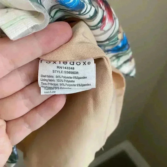 Foxiedox Meadow Floral Stripe Mini Dress - Picture 8 of 15